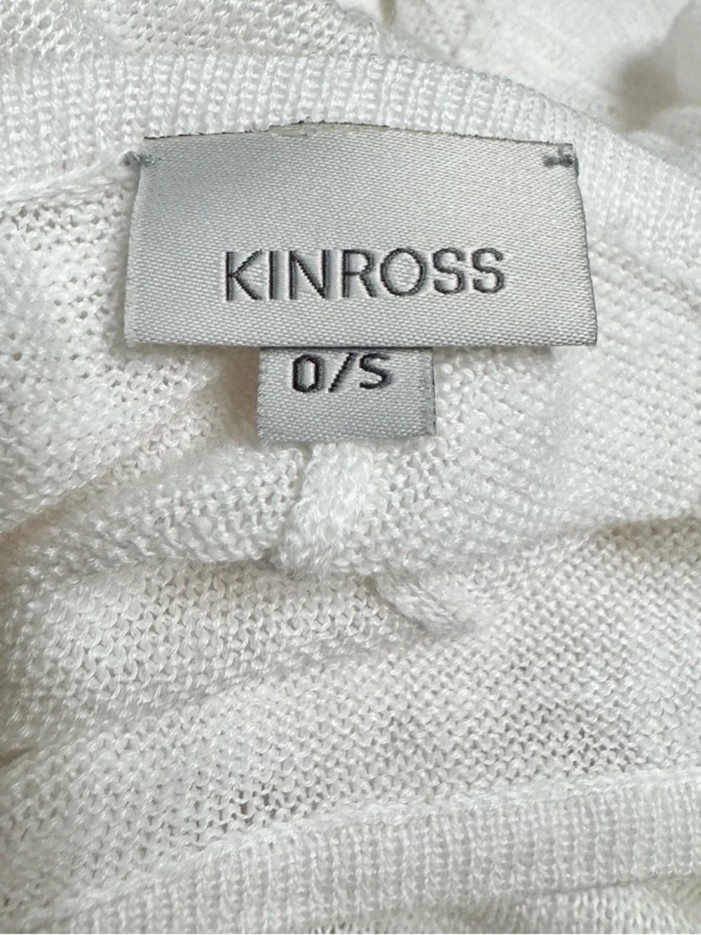 Kinross White Striped Coastal Sweater Beachcore OSFA